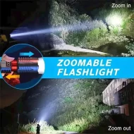 Camping Hiking LED Torch - High Power COB Flashlight TYPE - C Rechargeable - Image 11