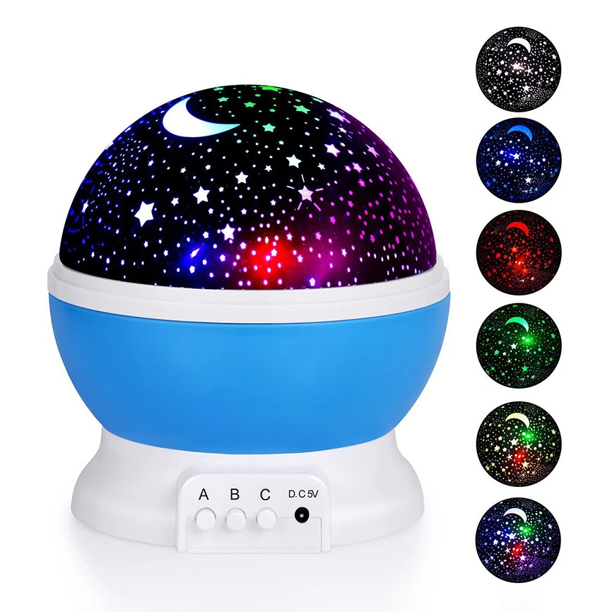 A73905c7a39a844069e7351a583344815Z.webp 360° Rotating Nebula Night Light - Image 1