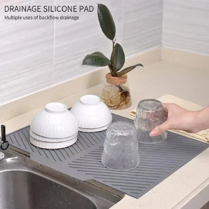 Silicone Drain Mat - 3 Models, Bar Insulation, Sink Drain, Food Utensil Mat